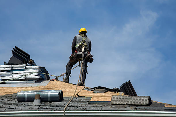 Professional Flat Roof Repair technician working in Leggett, TX